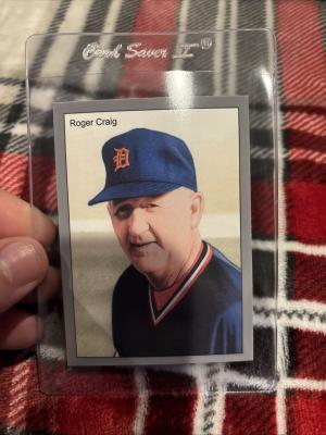 Picture, Helmar Brewing, 1984 Tiger Champs Card # 14, Roger Craig, Portrait, Detroit Tigers